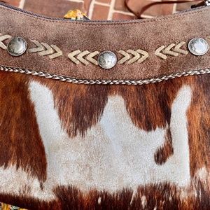 American West “Buffalo nickel” leather bag